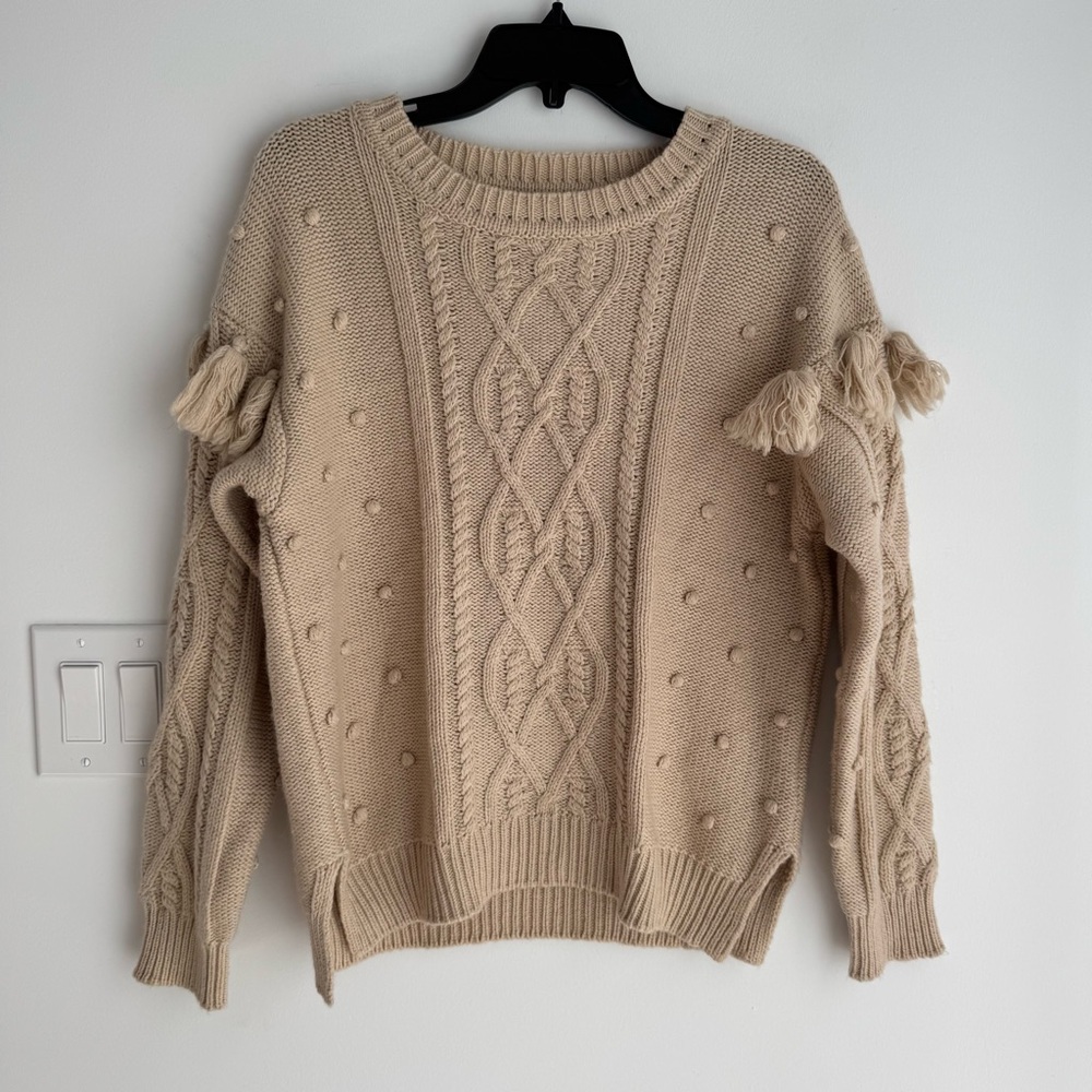 Sessùn Cork Mohair Blend Knit Sweater Women’s Medium 3D texture